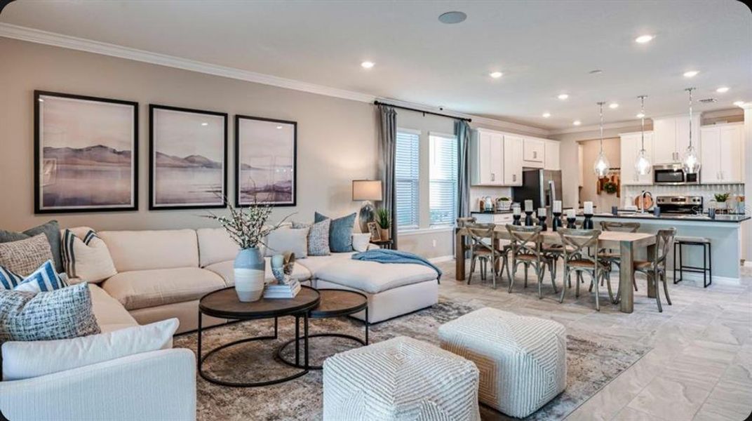 Furnished interior view inside a new home in Tiburon, Nokomis (Image 8). Furnished interior view inside a new home in Tiburon, Nokomis (Image 8).