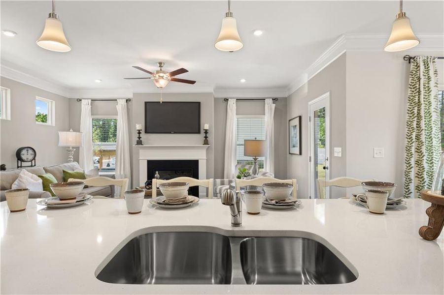 Furnished interior view inside a new home in Hillcrest Park, Ringgold (Image 26).