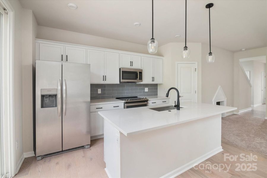 Furnished interior view inside a new home in , Charlotte (Image 8).