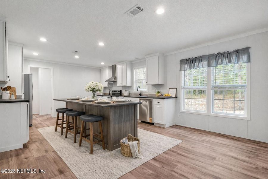 Furnished interior view inside a new home in , Hawthorne (Image 7).