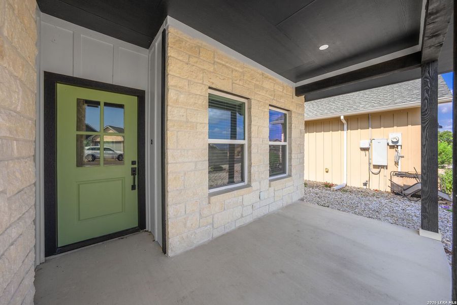 Exterior details and patio area of a home in , Kerrville (Image 3). Exterior details and patio area of a home in , Kerrville (Image 3).