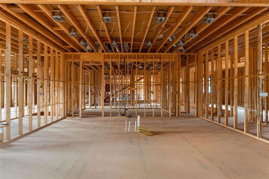 In-progress construction of a new home in , Kingston, GA (Image 16).