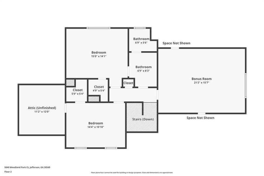 2D floor plan layout of this home in , Jefferson, GA (Image 7).