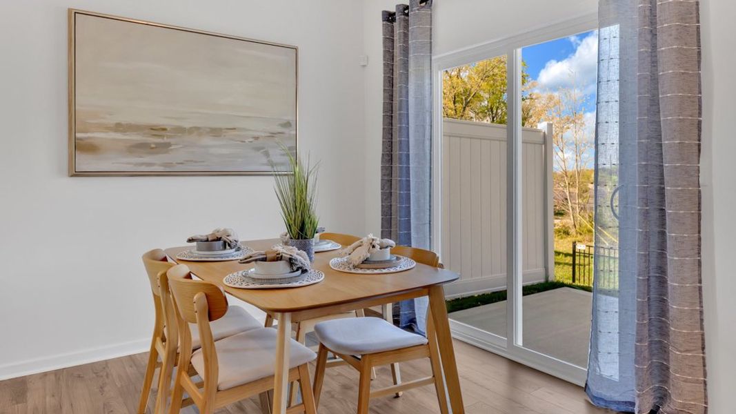 Representative furnished interior of a home built from the Altamont Townhome by D.R. Horton in Macon Townhomes, Seymour (Image 13).