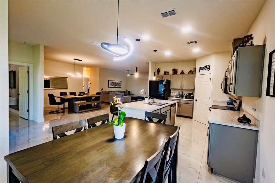 Furnished interior view inside a new home in , Port St. Lucie (Image 9).