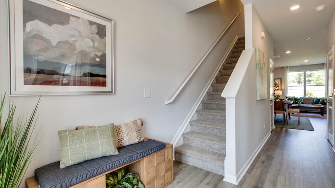 Furnished interior view inside a new home in King's Landing, Lewisburg (Image 6).