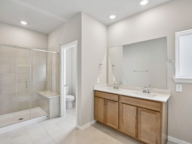 Furnished interior view inside a new home in Parkway Commons - City Series, Missouri City (Image 18). Furnished interior view inside a new home in Parkway Commons - City Series, Missouri City (Image 18).