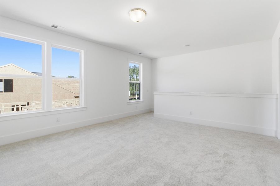 Spacious, unfurnished interior of a new home in Homecoming, Ravenel (Image 19). Spacious, unfurnished interior of a new home in Homecoming, Ravenel (Image 19).