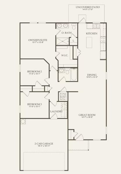 Centex Homes - Floor Plan for Becket model. Centex Homes - Floor Plan for Becket model.