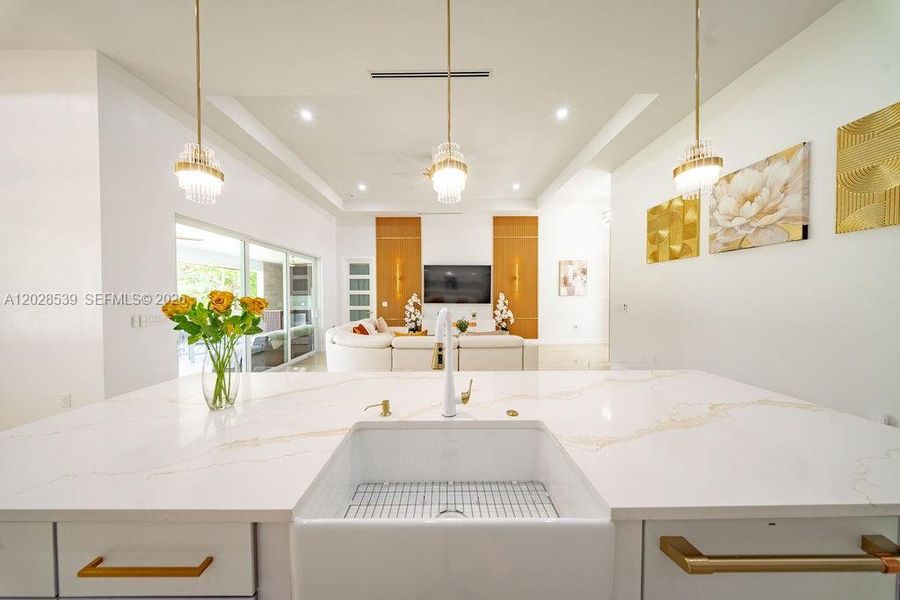 Furnished interior view inside a new home in , North Fort Myers (Image 26).
