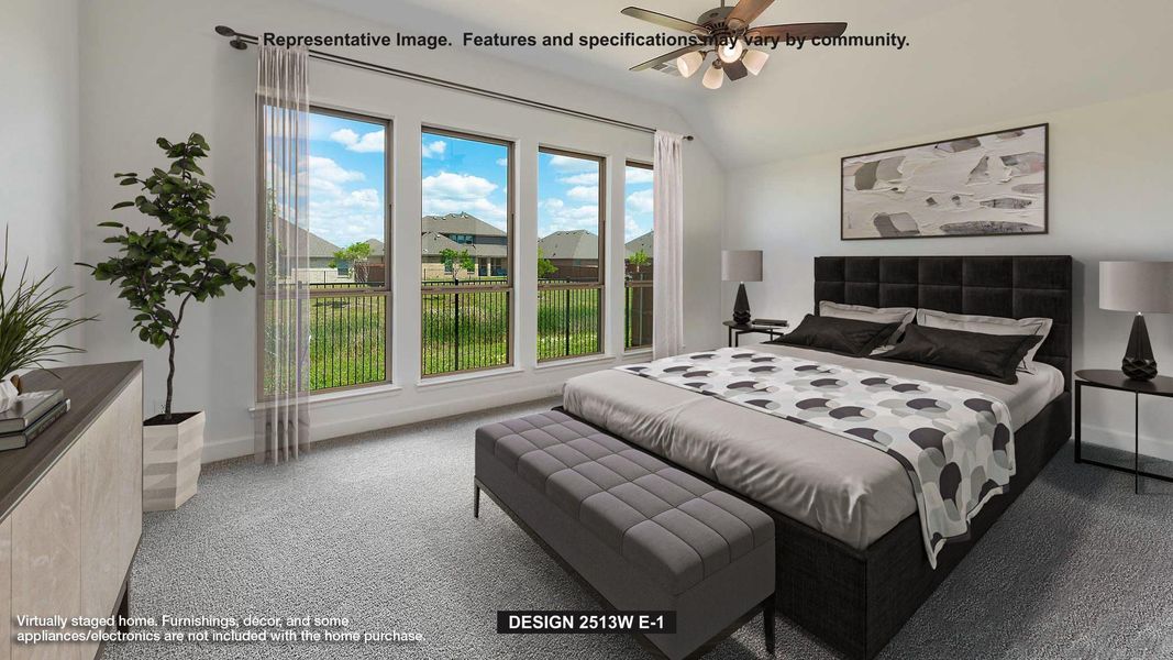 Furnished interior view inside a new home in Flora, Hutto (Image 6).