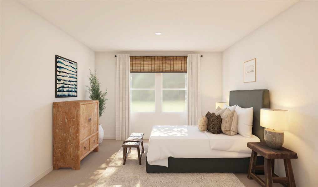 Serene primary suite (*Artist rendering used for illustration purposes only.) Serene primary suite (*Artist rendering used for illustration purposes only.)