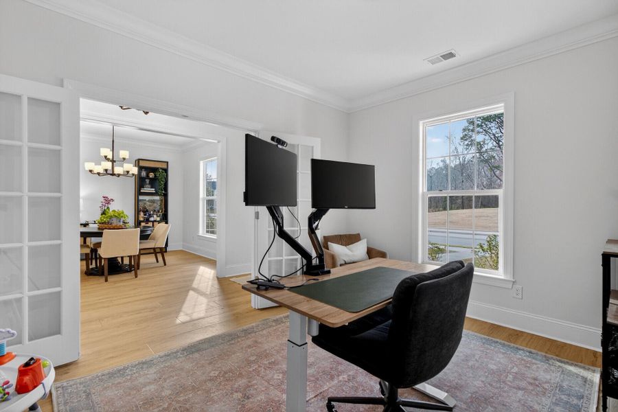 Furnished interior view inside a new home in , Summerville (Image 16).