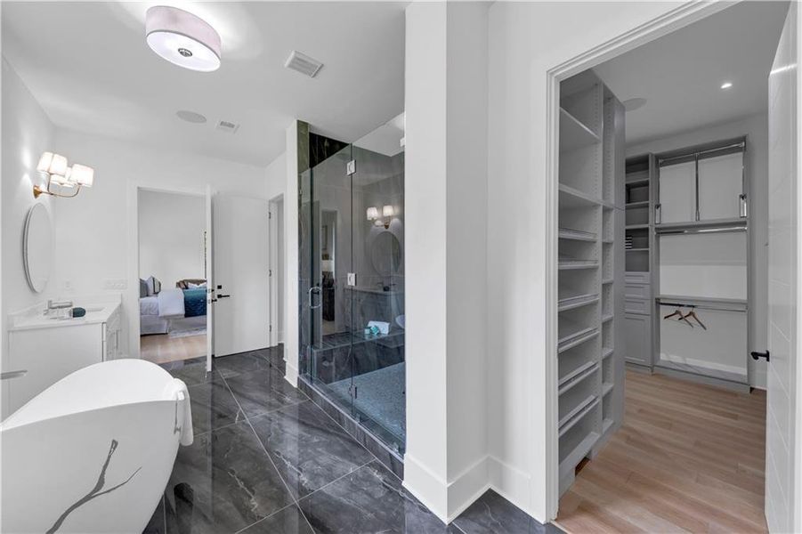 Furnished interior view inside a new home in , Marietta (Image 11).