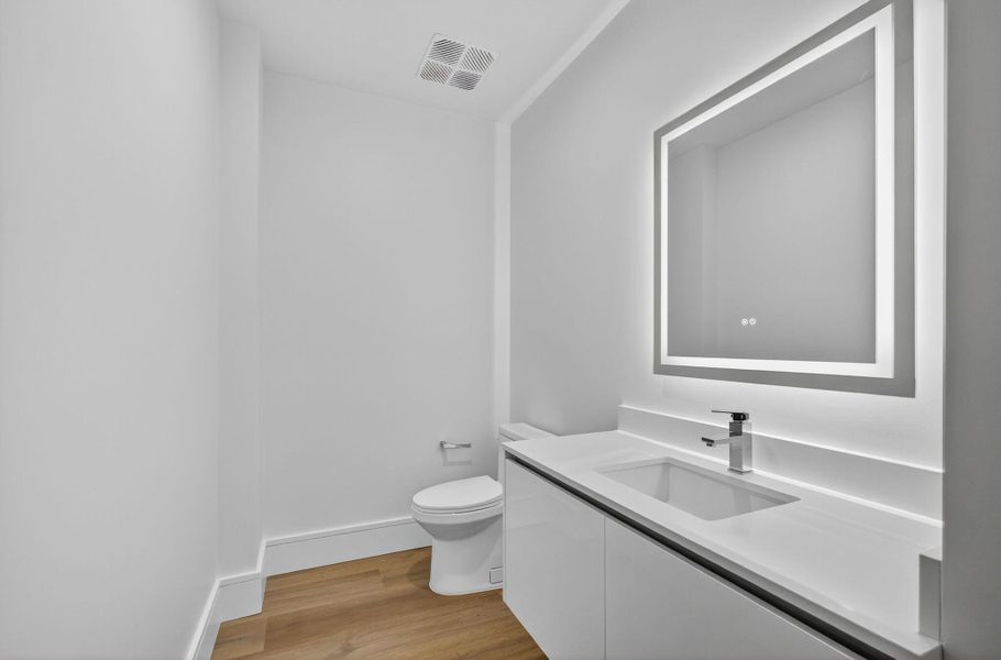 Furnished interior view inside a new home in , Lake Park (Image 9).