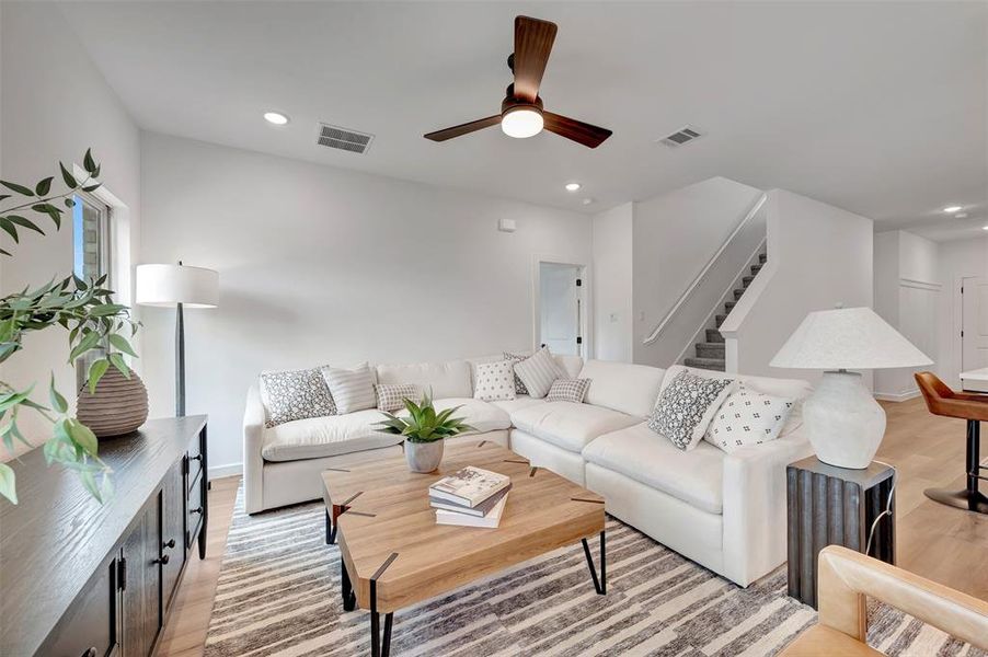 Furnished interior view inside a new home in Rolling Ridge, Van Alstyne (Image 19).