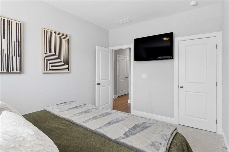 Furnished interior view inside a new home in , Atlanta (Image 32).