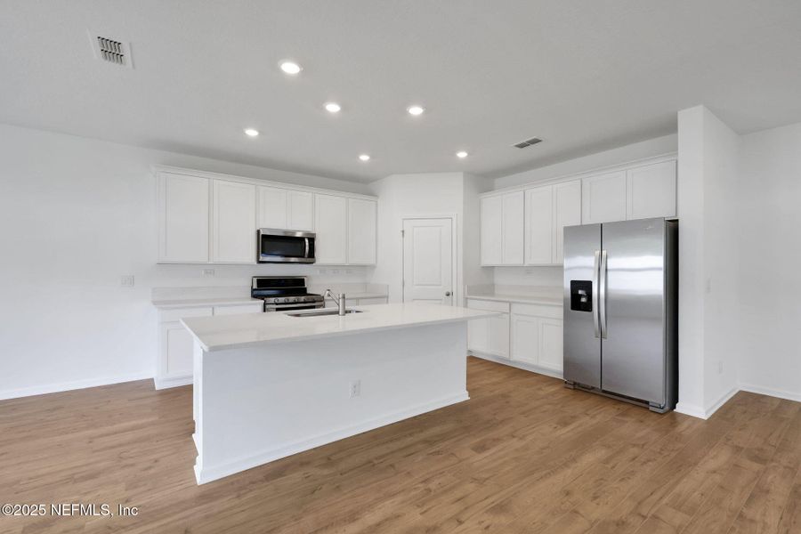 Furnished interior view inside a new home in Cordova Palms, St. Augustine (Image 10).
