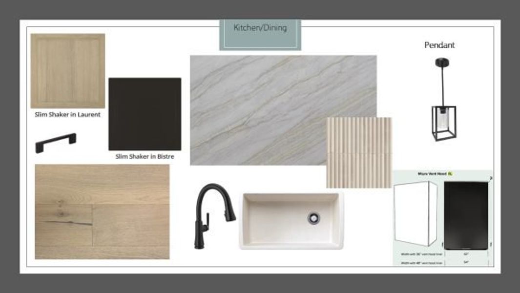 Sample of building materials used in homes in Rio Vista at Kelly Ranch, Aledo (Image 24).