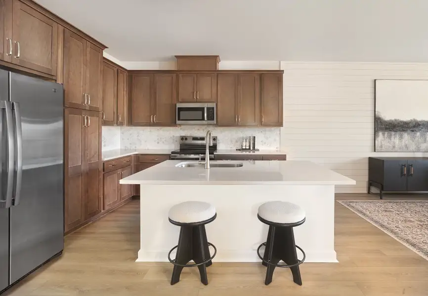 Representative furnished interior of a home built from the Palmetto by Ashton Woods in Blue Heron Retreat, Little River (Image 5).