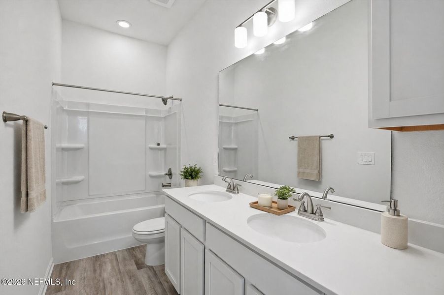 Furnished interior view inside a new home in , Jacksonville (Image 16).