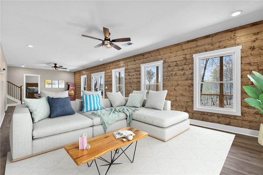 Furnished interior view inside a new home in , Morganton (Image 11). Furnished interior view inside a new home in , Morganton (Image 11).