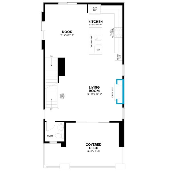 2D floor plan layout for the Apex Two by Brookfield Residential in Apex at Uplands, Westminster, CO (Image 5). 2D floor plan layout for the Apex Two by Brookfield Residential in Apex at Uplands, Westminster, CO (Image 5).
