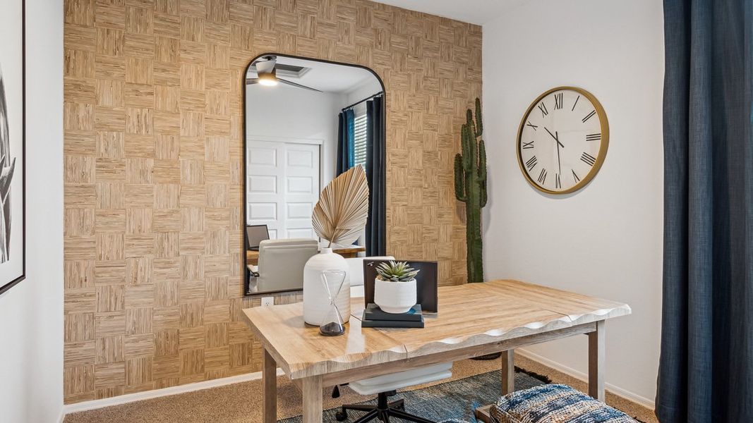 Furnished interior view inside a new home in Heartland Ranch, Coolidge (Image 30).