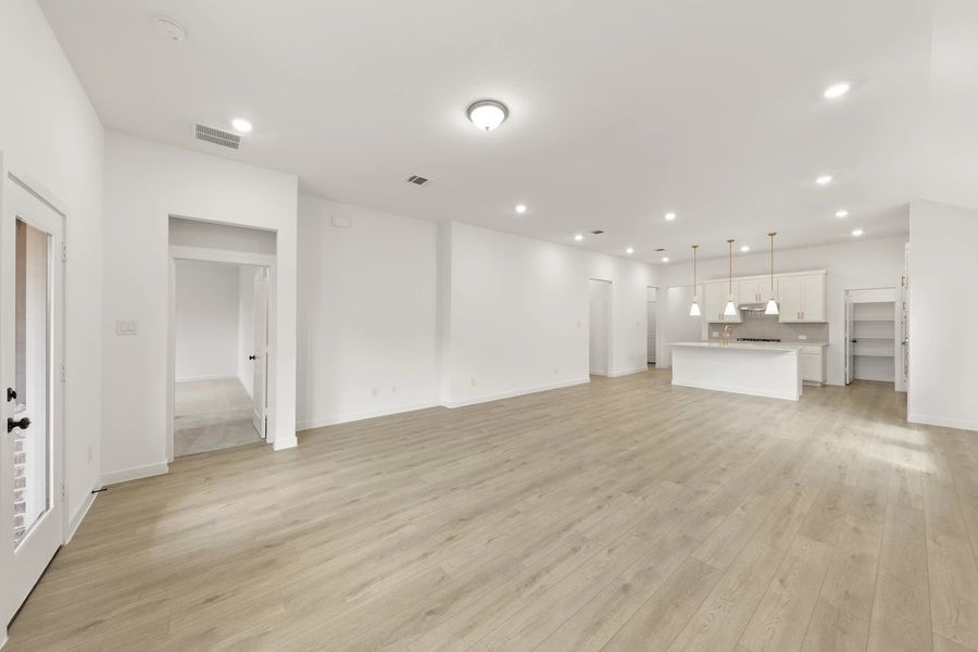Open Kitchen-Living-Dining Room