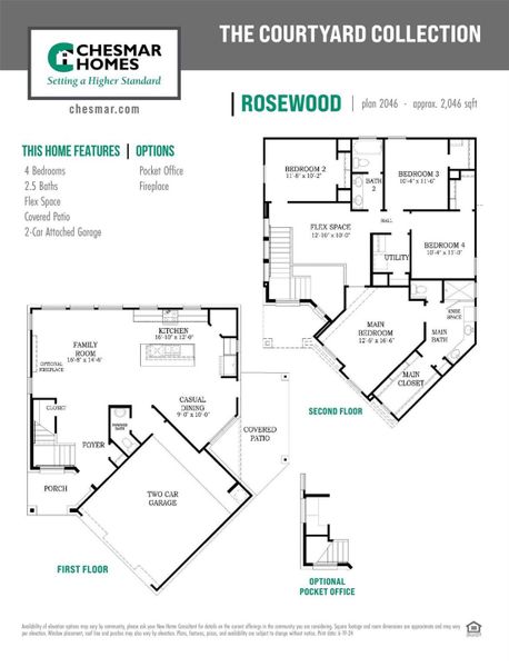 Rosewood Floorplan Rosewood Floorplan