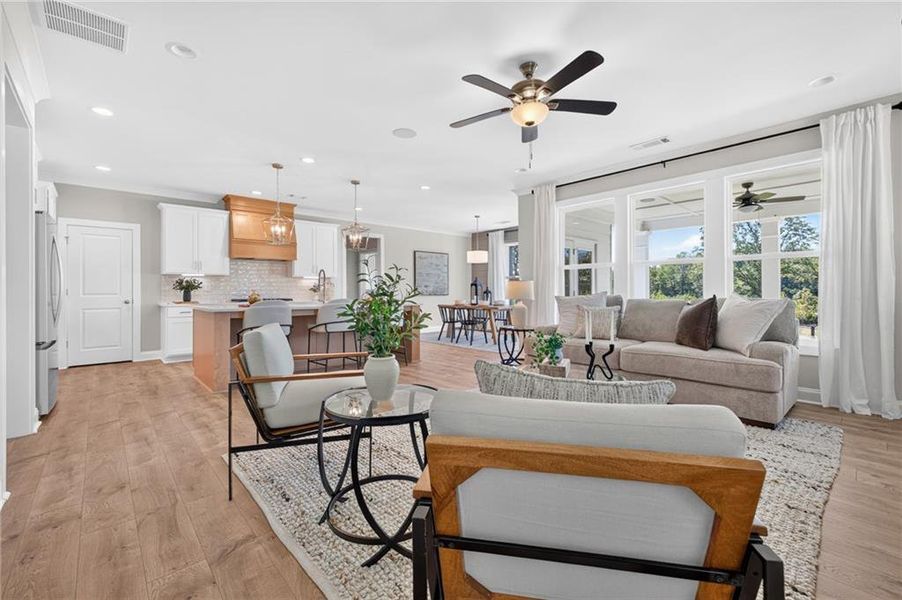 Furnished interior view inside a new home in , Jefferson (Image 8).