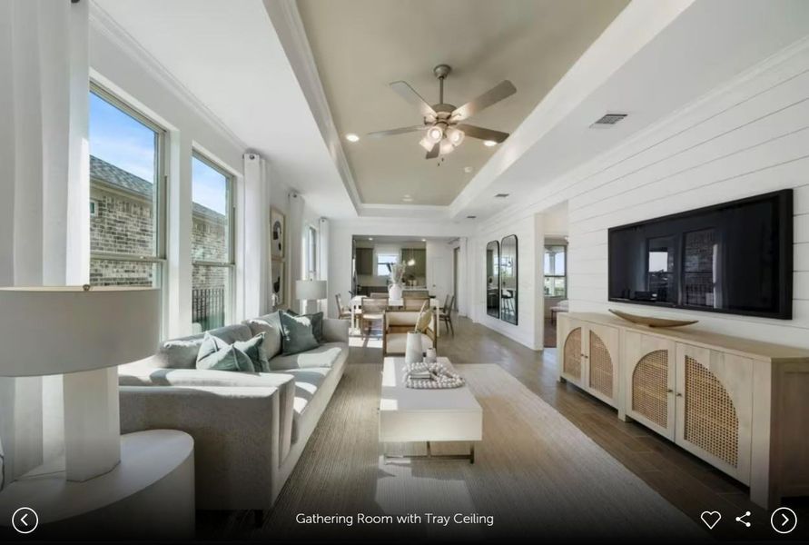 Interior photos- Photo of Del Webb model home with same floor plan, not of actual home listed.