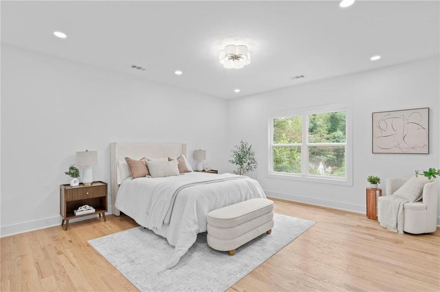 Furnished interior view inside a new home in , Atlanta (Image 8). Furnished interior view inside a new home in , Atlanta (Image 8).