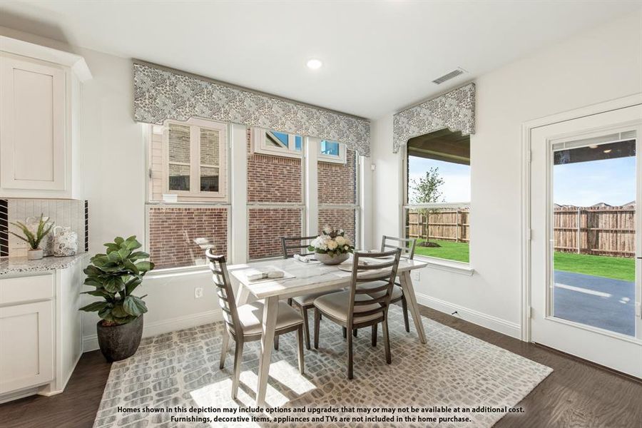 Furnished interior view inside a new home in Abe's Landing, Granbury (Image 16).