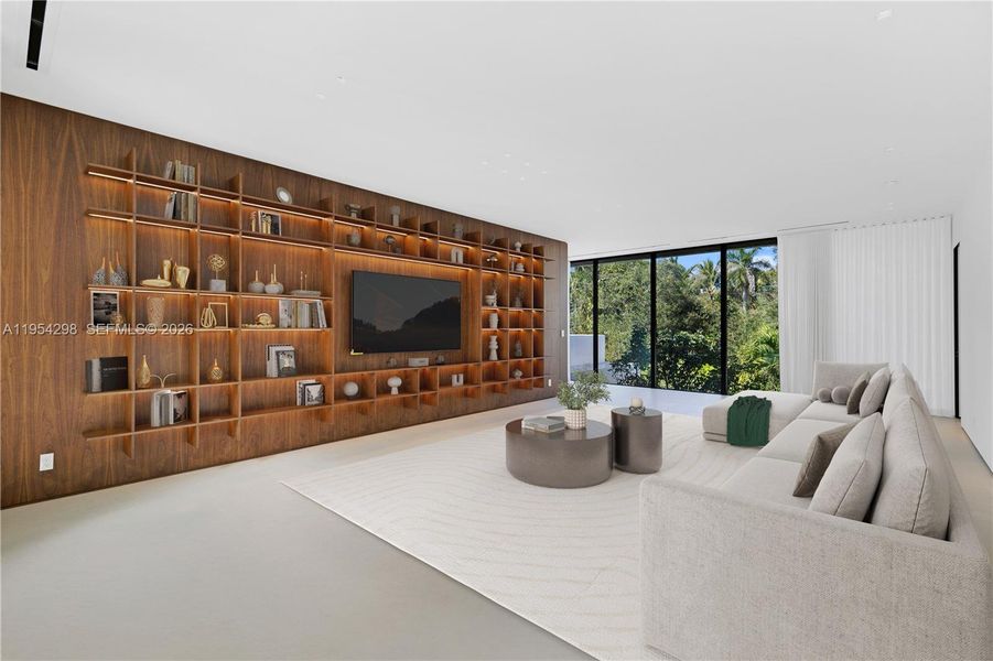 Furnished interior view inside a new home in , Miami (Image 3).