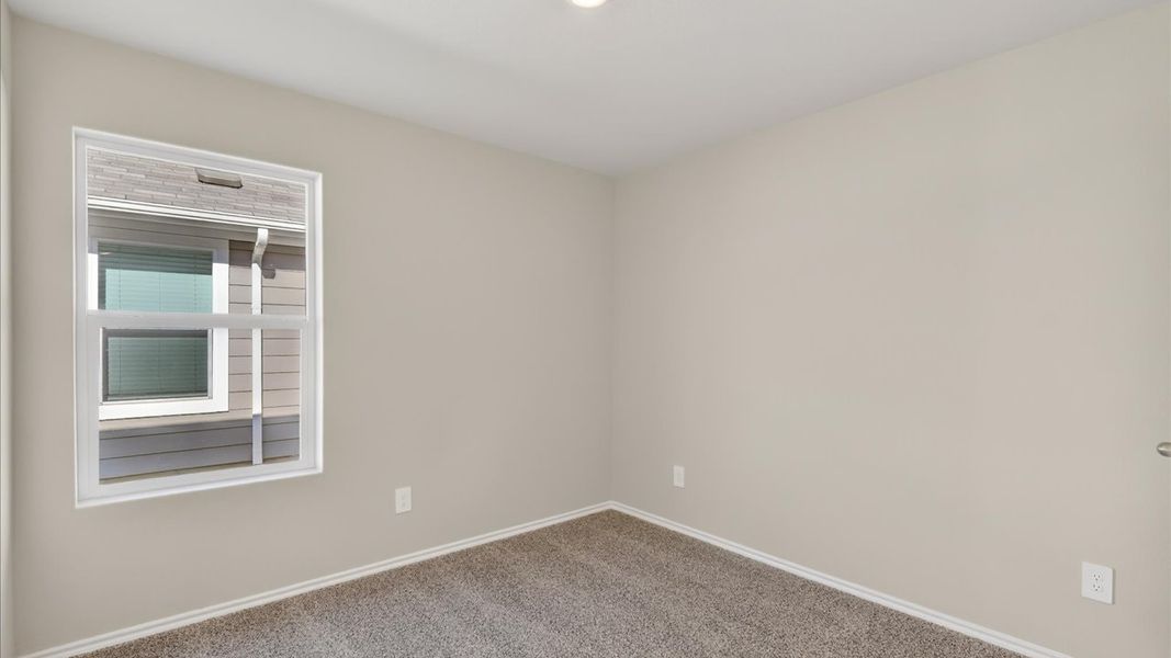 Representative unfurnished interior of a home built from the Barton by D.R. Horton in Hickory Grove, Krum (Image 13).