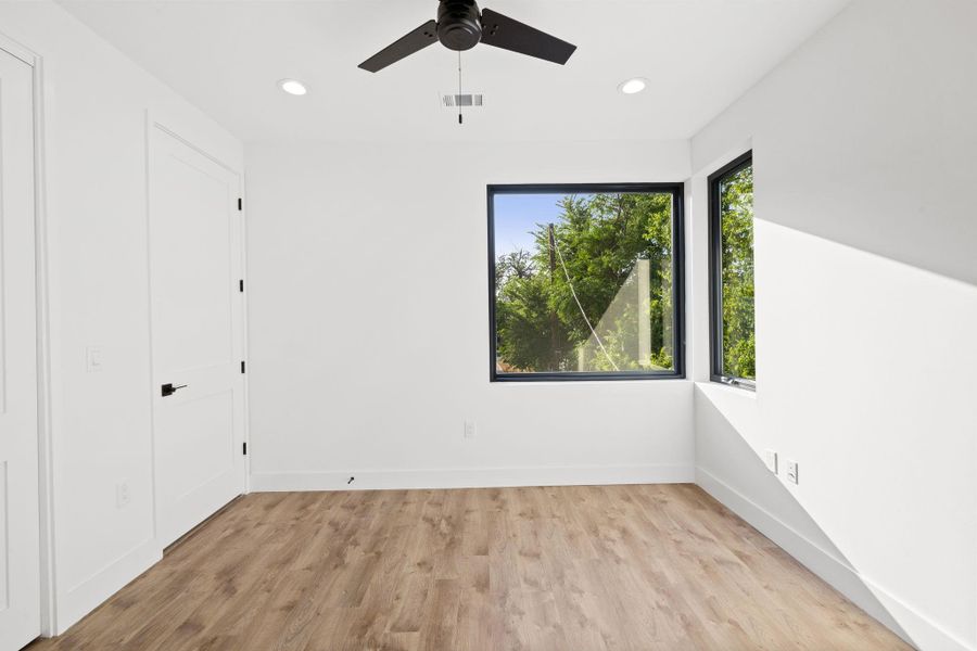 Third bedroom is upstairs