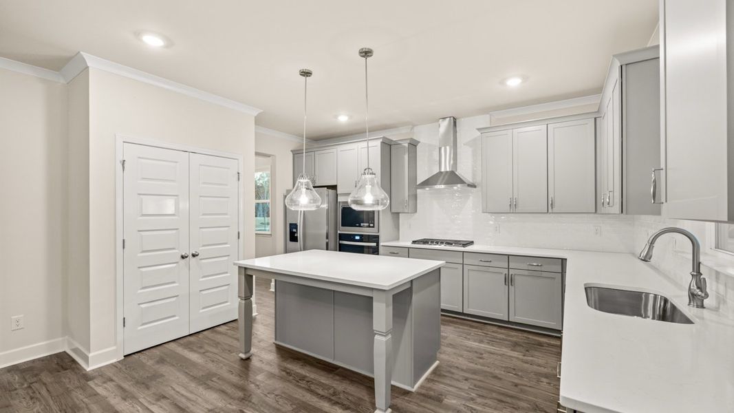 Representative furnished interior of a home built from the Jean Lee by D.R. Horton in Heritage Pointe, Senoia (Image 9).