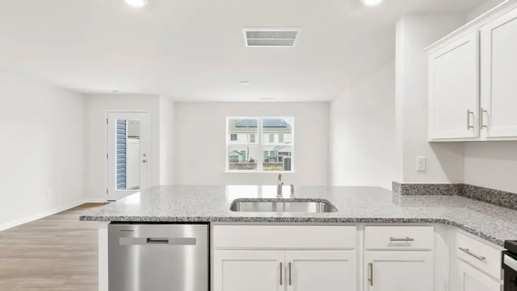 Furnished interior view inside a new home in Covington Village, Greer (Image 10).