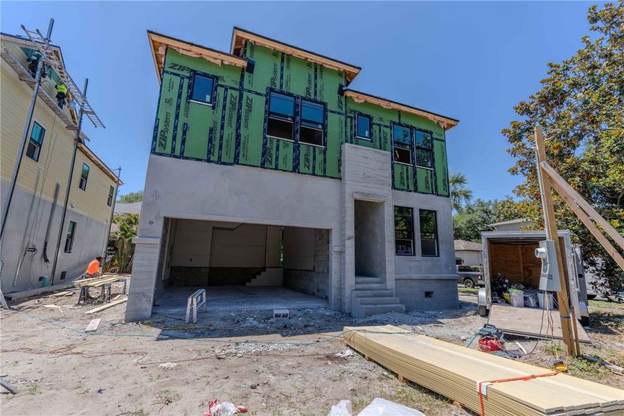 In-progress construction of a new home in City Homes - South Tampa, Tampa, FL (Image 3).