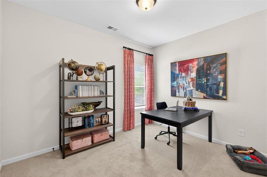 Furnished interior view inside a new home in The Stiles, Cartersville (Image 26).