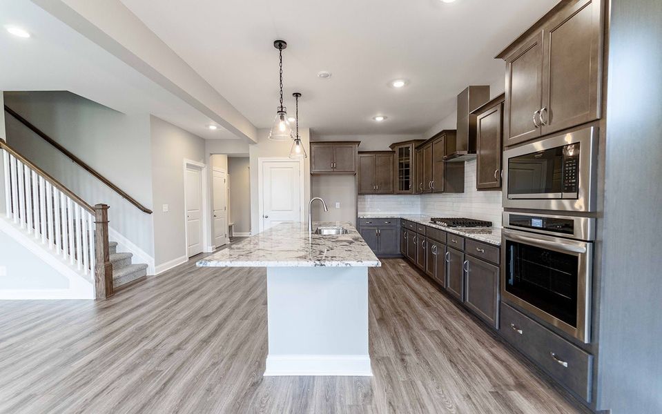 Furnished interior view inside a new home in The Retreat at Norman Farm, Hendersonville (Image 6). Furnished interior view inside a new home in The Retreat at Norman Farm, Hendersonville (Image 6).