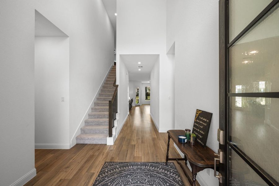 Furnished interior view inside a new home in The Highlands: Pinnacle Collection, Porter Heights (Image 10).
