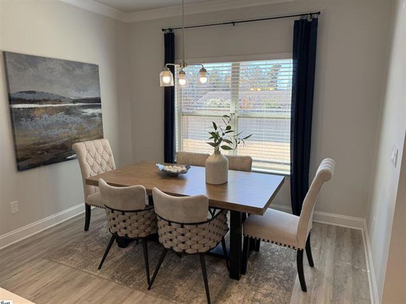 Furnished interior view inside a new home in Bracken Woods, Piedmont (Image 12).