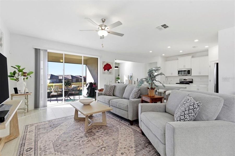 Furnished interior view inside a new home in , San Antonio (Image 35).