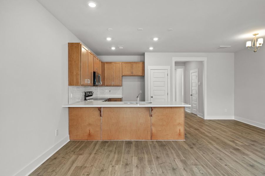 Photo is of a similar home