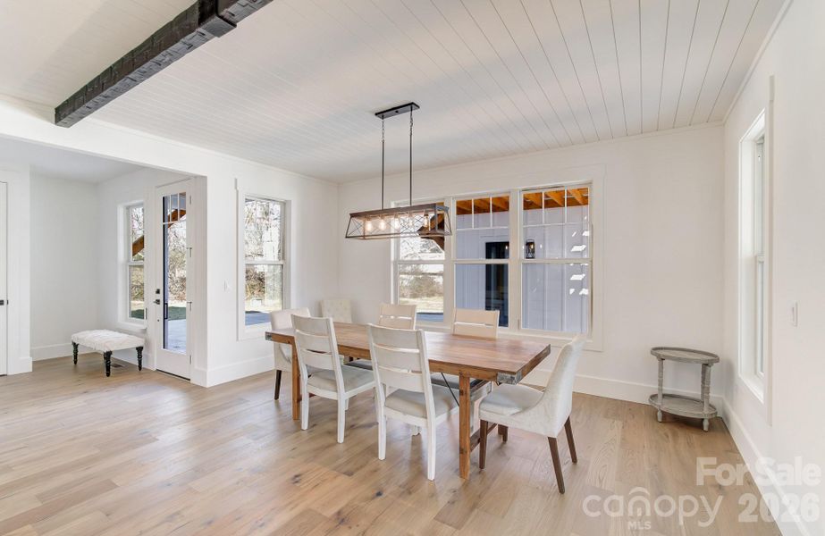 Furnished interior view inside a new home in , Mills River (Image 7).