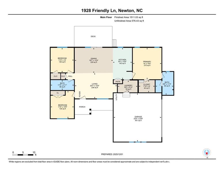 2D floor plan layout of this home in , Newton, NC (Image 5).