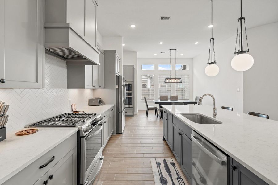 Furnished interior view inside a new home in Elyson, Katy (Image 15). Furnished interior view inside a new home in Elyson, Katy (Image 15).