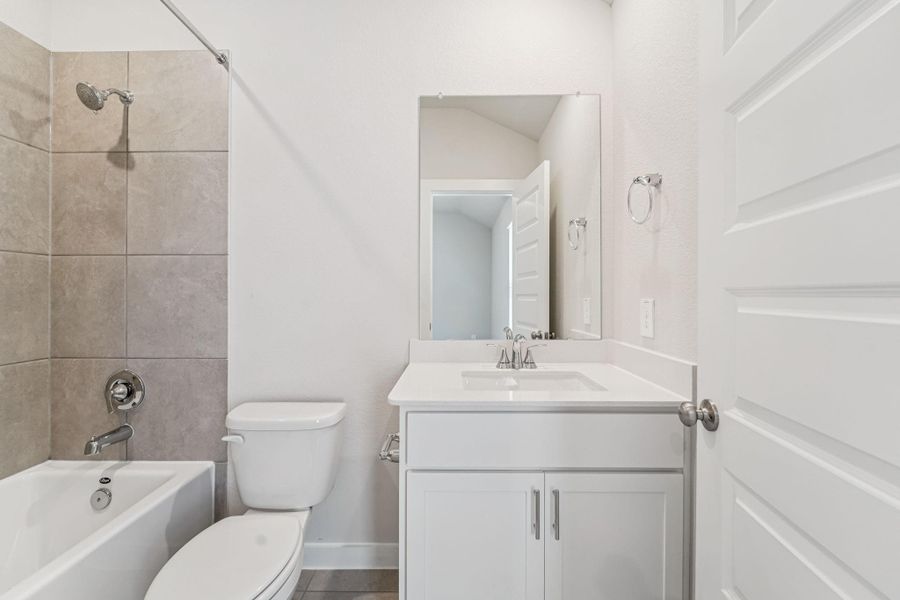 Photo is not of the actual home but is an inspirational photo of builder's model home and may depict options, furnishings, and/or decorator features that are not included.